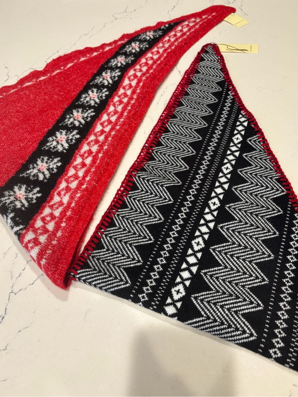Collection18 Reversible Red & Black Designer Scarf Buyer Chooses One NWT